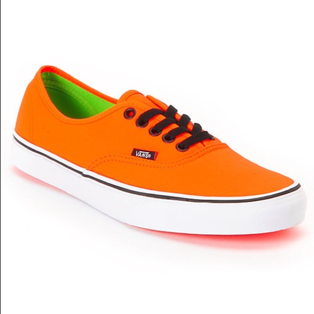 Authentic Vans Neon Orange
